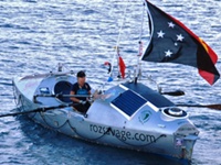 06060 British Woman First To Row Pacific Alone 06060 British Woman First To Row Pacific Alone