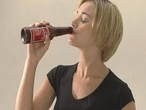 Drinking Lady