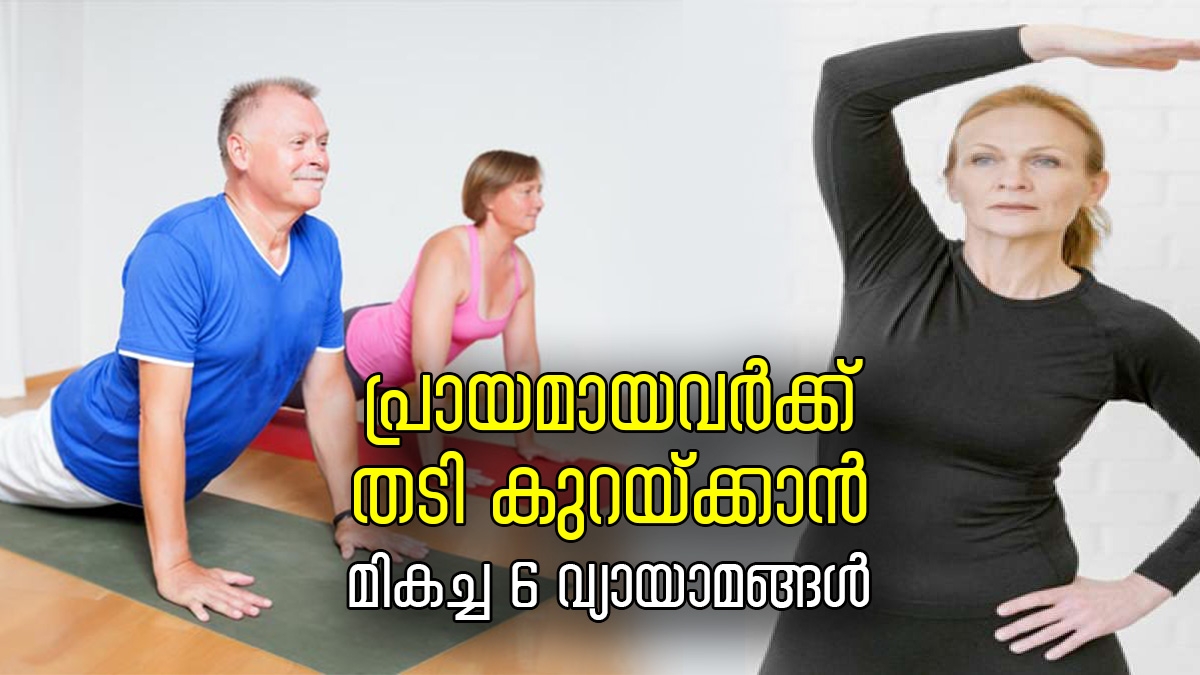 തടി കൂടിയാല്‍ ആരോഗ്യപ്രശ്‌നം ചില്ലറയല്ല; 60 കഴിഞ്ഞവര്‍ക്ക് തടി കുറക്കാന്‍ മികച്ച വ്യായാമങ്ങള്
