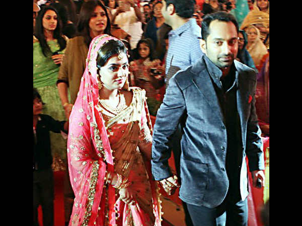 ലെഹംഗ സാരിയില്‍ സുന്ദരിയായി നസ്രിയ