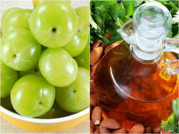 നെല്ലിക്കയും ബദാം ഓയിലും
