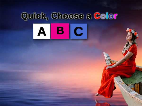 വെള്ള, പിങ്ക്, നീല