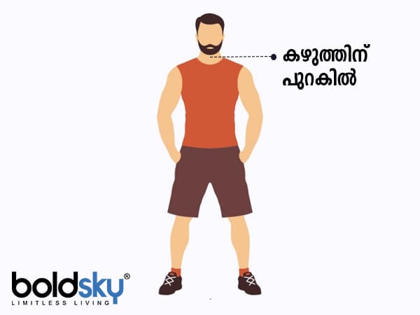 കഴുത്തിന് പുറകില്