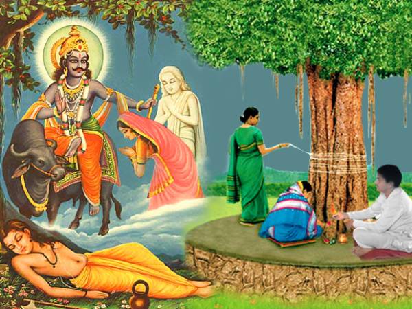 ഭര്ത്താവിനു ജീവന് നല്കിയ സാവിത്രി