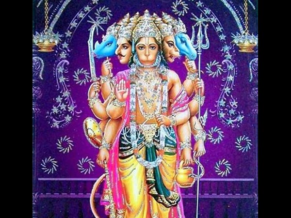 പഞ്ചമുഖ ഹനുമാന് ഐതിഹ്യം