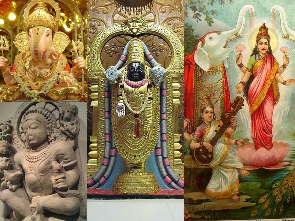 വിവിധ ദൈവങ്ങളുടെ ഇരിപ്പിടം